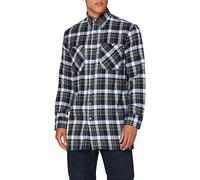 JACKSON Flanell-Hemd, Marine/Weiss/Grün kariert Größe M (39/40)