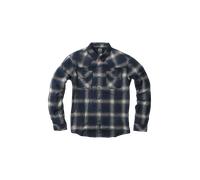 Flanellhemd West Coast Choppers Outlaw Blau/BeigeS Blau,Beige