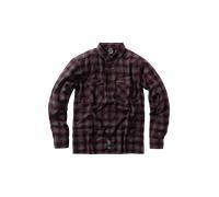 Flanellhemd West Coast Choppers Rigid Weinrot/GrauM Weinrot,Grau