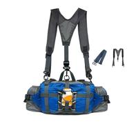 Flaschenhalter Outdoor Wandern Wandern Wasserdicht | Verstellbarer Hüftgurt Wasserdicht für Wandern, Laufen, Joggen, Angeln, blau, Beziehen Sie sich auf die Beschreibung, Siehe Beschreibung