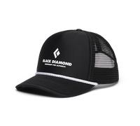Black Diamond Flat Bill Trucker Kappe Charcoal / White Mountainscape One Size (723049-9261-ALL)