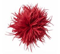 Flauschige Feder-Brosche, große Blumen-Anstecknadel fürs Revers | Elegante Ansteckblume für Hochzeit, Abschlussball, Party sowie formelle Anzüge und Kleider - leichtes Bühnenaccessoire