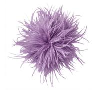 Flauschige Feder-Brosche, große Blumen-Anstecknadel fürs Revers | Elegante Ansteckblume für Hochzeit, Abschlussball, Party sowie formelle Anzüge und Kleider - leichtes Bühnenaccessoire