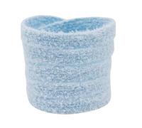 Flauschige Schnürsenkel, 1 Paar 1.5CM Breite Schnürsenkel Aus Baumwolle Plüsch Laces Universal Pelzige Flauschige Schuhbänder Für Sneaker, Sportschuhe, Laufschuhe, Turnschuhe (Hellblau,150cm)