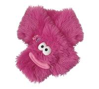 Flauschiger Schal, niedlicher Plüsch-Halswärmer, Wickelschal, weicher Plüsch-Halswärmer und warme Wickelschals für Jungen, Mädchen und Studenten, rosarot, Refer to description