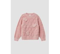 Flauschiger Strickpullover mit Schleifen 128/134 rot 2173285.3210.128_134