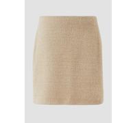 Flauschiger Sweatshirt-Rock mit Muster 34 braun 2175424.84N3.34