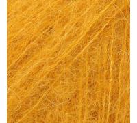 Flauschiges Superfeines Alpaka- und Seidengarn, Drops gebürstete Alpaka-Seide, leicht und warm, 45 g pro Knäuel 19 Curry