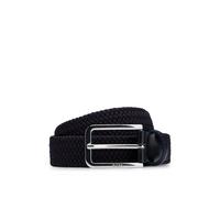 Flechtgürtel BOSS "Clorio", Herren, Gr. 11,5, blau (navy), Kunstfaser, unifarben, Gürtel, mit BOSS Logo-Schriftzug auf der Schließe und Leder-Schlaufe (94894916-115) navy