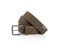 Flechtgürtel TOM TAILOR "TTJAMIE", Herren, Gr. 110, grün (olive), Materialmix, unifarben, Gürtel, 3,5 cm breiter Flechtgürtel, Casual Look r. 120 (42675465-110) olive