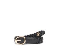 Flechtgürtel TOMMY HILFIGER "TH SCULPT 2.0 WOVEN", Damen, Gr. 95, schwarz, Rindsleder, unifarben, Gürtel, aus echtem Leder (85505262-95) schwarz
