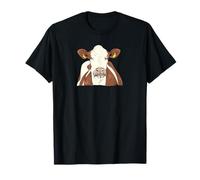 Fleckvieh Rind I Rinderzucht Motiv für Rinderhalter T-Shirt
