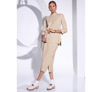 Fledermauspullover CREATION L "Wollmix-Pullover", Damen, Gr. 50, beige (sand), 50% Polyacryl, 50% Wolle, unifarben, Pullover (19946802-50) sand