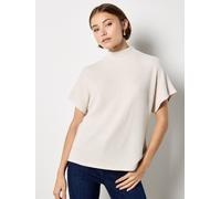 Fledermausshirt APRICOT "Kurzarmshirt", Damen, Gr. S (36), beige (stein), Strick, Obermaterial: 100% Viskose CV., uni, normal, Tops Fledermausshirt (20071233-36) stein