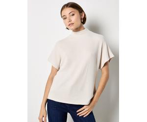 Fledermausshirt APRICOT "Kurzarmshirt", Damen, Gr. S (36), beige (stein), Strick, Obermaterial: 100% Viskose CV., uni, normal, Tops Fledermausshirt (20071233-36) stein