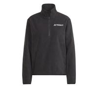 Sweatshirt ADIDAS TERREX "W MT ESS HZ FL", Damen, Gr. M, schwarz, Obermaterial: 100% Polyester, sportlich, Sweatshirts (94713328-M) schwarz