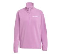 adidas Women's Terrex Multi Essentials Half Zip Fleece Jacket, preloved Purple, XL