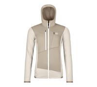 Fleece Grid Hoody Damen White Chalk-L