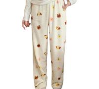 Fleece Hose Damen Cargohose Winterwanderhose Leichter Gerade Breitcordhose Tarnhose Gute Wide Lackhosen Spandex Funktionshosen Faltenhose Bunt Kombinieren Teddyfell Petit 122 40 Stretch-Hose