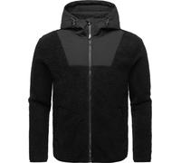 Fleece-Jacke mit hohem Kragen "Adar" Black L
