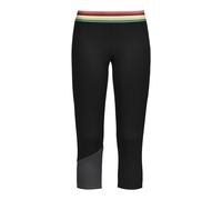 Fleece Light Short Pants 3/4 Hose Damen-Black Raven-L