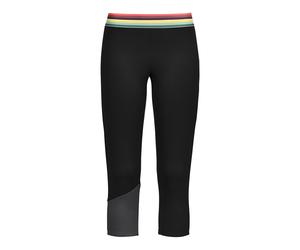 Fleece Light Short Pants 3/4 Hose Damen-Black Raven-L