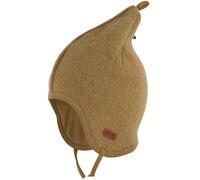 Fleece Mütze doppellagig dunkelbeige 43