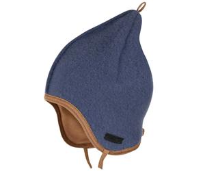 Fleece Mütze doppellagig rauchblau 47