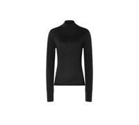 Fleece Rollkragenpullover Damen super.natural Tundra175 Noir 2XL