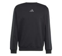 adidas - Essentials 3-Stripes Fleece Sweatshirt - Pullover, Gr. S, schwarz (Black/Carbon)