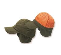 Fleececap Hunter, oliv/orange