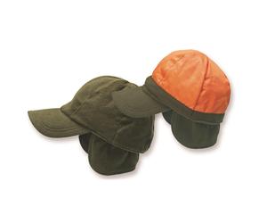 Fleececap Hunter, oliv/orange, Gr. 62