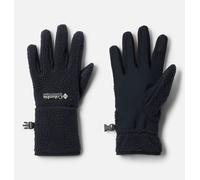 Fleecehandschuhe COLUMBIA "Helvetia II Sherpa Glove W", Damen, Gr. L, schwarz, Fleece;Softshell, Materialmix, Handschuhe, Mix aus Fleece und Softshell, touchscreen-kompatible Fingerspitzen (94429836-L