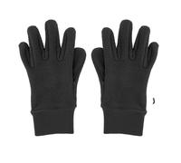 Fleecehandschuhe MAXIMO, Damen, Gr. 4, schwarz, Fleece, Kunstfaser, unifarben, Handschuhe Fleecehandschuhe, Boucle-Optik, Strickbündchen, basic, weich, für alle Aktivitäten (40422752-4)