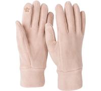 Fleecehandschuhe STYLEBREAKER "Einfarbige Touchscreen Fleece Handschuhe", Damen, braun (hellbraun), Obermaterial: 10% Elasthan EL. 90% Polyester PES., Modisch, Handschuhe (75631460-0) hellbraun