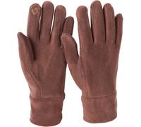 Fleecehandschuhe STYLEBREAKER "Einfarbige Touchscreen Fleece Handschuhe", Damen, braun (schokobraun), Obermaterial: 10% Elasthan EL. 90% Polyester PES., Modisch, Handschuhe (50724402-0) schokobraun