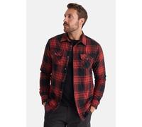 Fleecehemd HERO BY JOHN MEDOOX "HENDRIX Fleecehemd", Herren, Gr. L, US-Größen, rot (rot check), Fleece, 100% Polyester, regular fit, Hemden, Regular Fit Casual Fleece für Herren (30553056-L) rot check