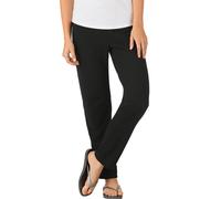 Fleecehose TRIGEMA "TRIGEMA Leichte Fleece-Freizeithose", Damen, Gr. M, US-Größen, schwarz, 100% Polyester, Basic, Hosen (411375-M) schwarz