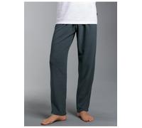 Fleecehose TRIGEMA "TRIGEMA Leichte Fleece-Freizeithose", Herren, Gr. S, US-Größen, grau (anthrazit), 100% Polyester, Basic, Hosen Fleecehose (19059016-S) anthrazit
