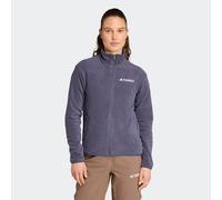 Fleecejacke ADIDAS TERREX "W MT ESS FZ FL", Damen, Gr. M, blau (shadow navy), Obermaterial: 100% Polyester, normal, Jacken Fleecejacke (23079769-M) shadow navy