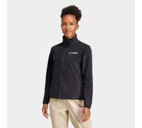 Fleecejacke ADIDAS TERREX "W MT ESS FZ FL", Damen, Gr. S, schwarz, Obermaterial: 100% Polyester, normal, Jacken Fleecejacke (10627536-S) schwarz