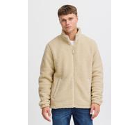 Fleecejacke BLEND "BHLaursus", Herren, Gr. XXL, oatmeal, 100% Polyester, unifarben, Basic, regular fit normal, normaler offener Saum, Jacken Fleecejacke, Kuschelige Teddyjacke mit Taschen (54132008-XX
