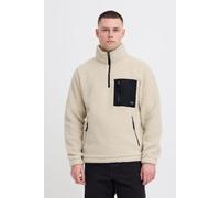 Fleecejacke BLEND "BHTotto", Herren, Gr. M, oatmeal, 100% Polyester, unifarben, Basic, normal normal, normaler offener Saum, Jacken Fleecejacke, Lässiger Troyer in Teddy-Optik (49413920-M) oatmeal