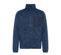 Fleecejacke BLEND "Fleecejacke BHMelfe", Herren, Gr. 3XL, blau (marineblaus), Obermaterial: 100% Polyester PES., Jacken Fleecejacke (14526820-XXXL) marineblaus