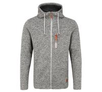 BLEND Pinheiro Herren Fleecejacke Sweatjacke Jacke mit Kapuze, Größe:M, Farbe:Pewter Mix (200277)