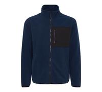 Fleecejacke BLEND "Fleecejacke BHSweatshirt", Herren, Gr. S, blau (marineblaus), Obermaterial: 100% Polyester PES., Jacken Fleecejacke (12871954-S) marineblaus