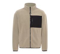 Fleecejacke BLEND "BHSweatshirt", Herren, Gr. XXL, crockery, 100% Polyester, unifarben, regular fit normal, elastischer Bund, Jacken Fleecejacke, Kuschelige Teddyjacke (76368801-XXL) crockery