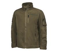 Fleecejacke BRANDIT "Brandit Herren Fleecejacket Ripstop", Herren, Gr. 5XL, olive, 100% Polyester, unifarben, normal, amerikanischer Ausschnitt, Jacken Fleecejacke (20652565-5XL) olive