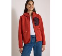 Fleecejacke CECIL, Damen, Gr. M (40), rot (light russet rot), Stoff, Obermaterial: 100% Polyester. Obermaterial 2: 100% Polyester, unifarben, comfort fit normal, ohne Ausschnitt, Bündchen, Jacken Flee