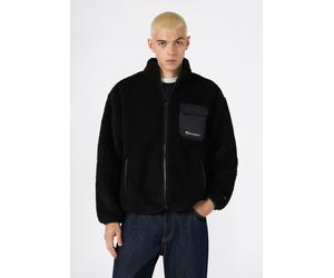 Fleecejacke CHAMPION "Polar Hooded Top", Herren, Gr. S (44/46), schwarz (nbk, nbk), Obermaterial: 100% Polyester, Jacken Fleecejacke, aus Polyester, für angenehme Wärme, sportlicher Stil (34779412-S) 